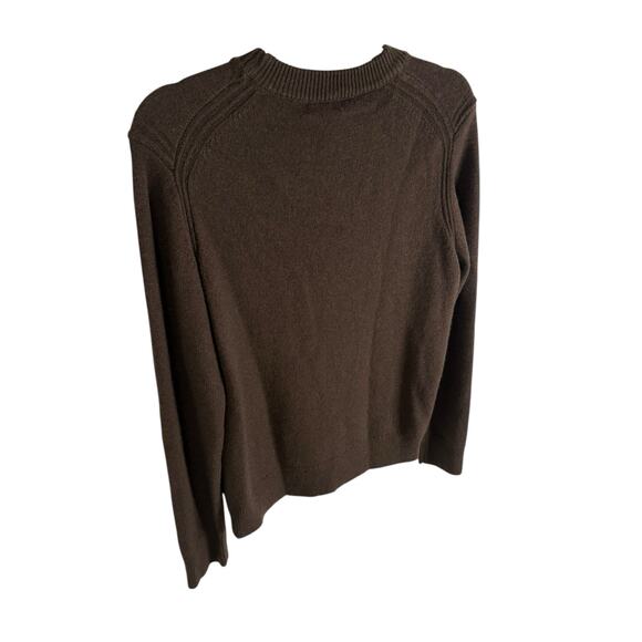 Rue Sophie Villette Crew Neck Sweater Wool Cashmere Quiet Luxury Brown S - Picture 8 of 8